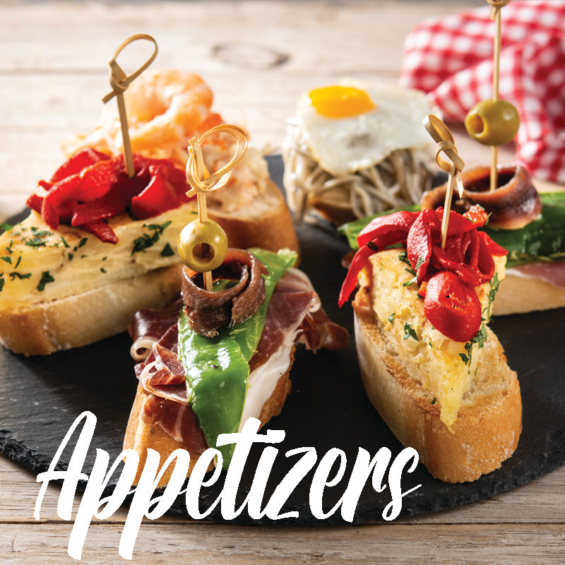 Italian Bites Factory signature Italian appetizers and small bites.