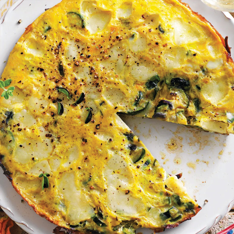 ZUCCHINI FRITTATA (one 13" piece)